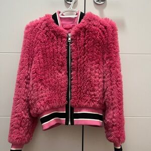 Guess Pink Fuzzy Jacket